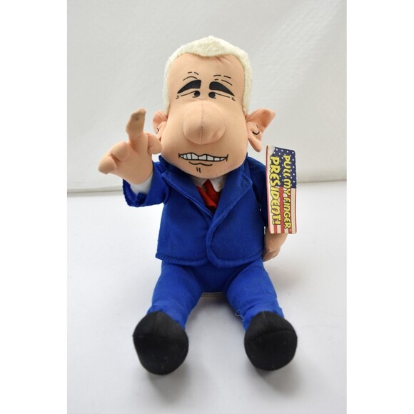 President George W Bush Pull My Finger President Doll - 2003 Tekky Toys - Picture 1 of 8